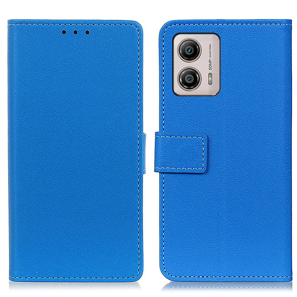 Cell Phone Stand Case for Motorola Moto G53 5G G13 4G G23 4G Anti-scratch Textured Leather Wallet Cover Cell Phone Stand Case for Motorola Moto G53 5G G13 4G G23 4G Anti-scratch Textured Leather Wallet Cover